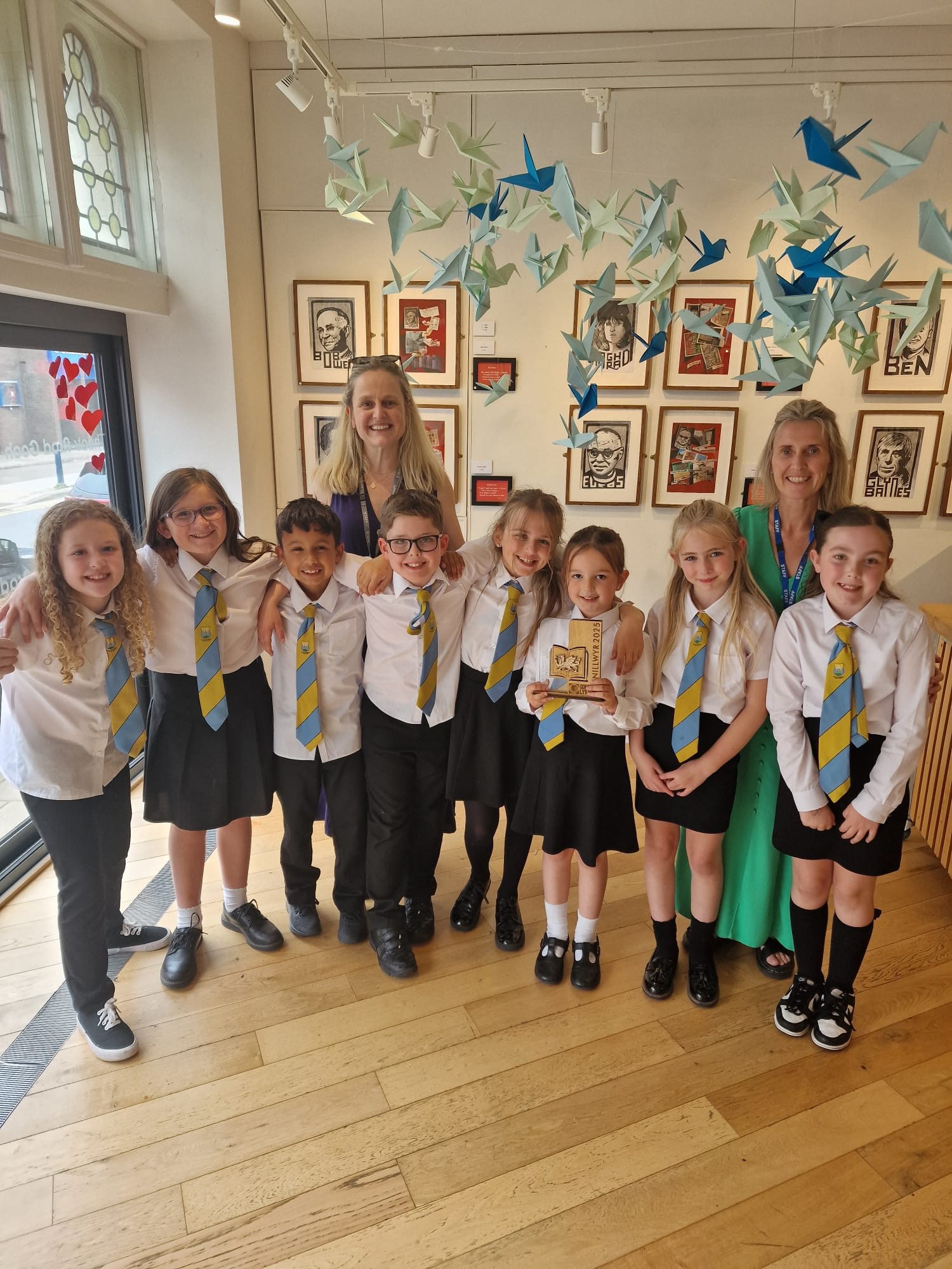 Pupils of Ysgol Gymraeg Dewi Sant