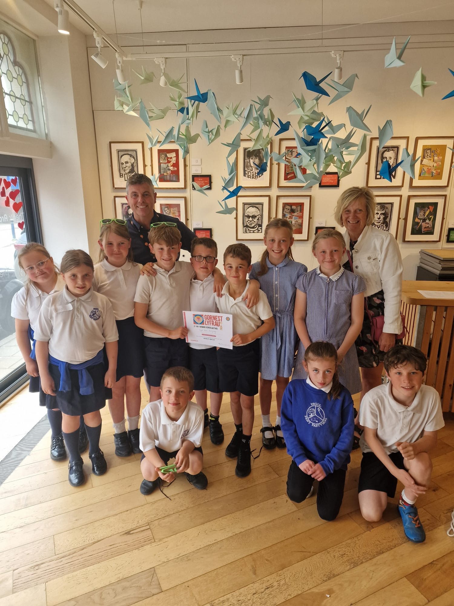 Pupils of Ysgol Pant Pastynog