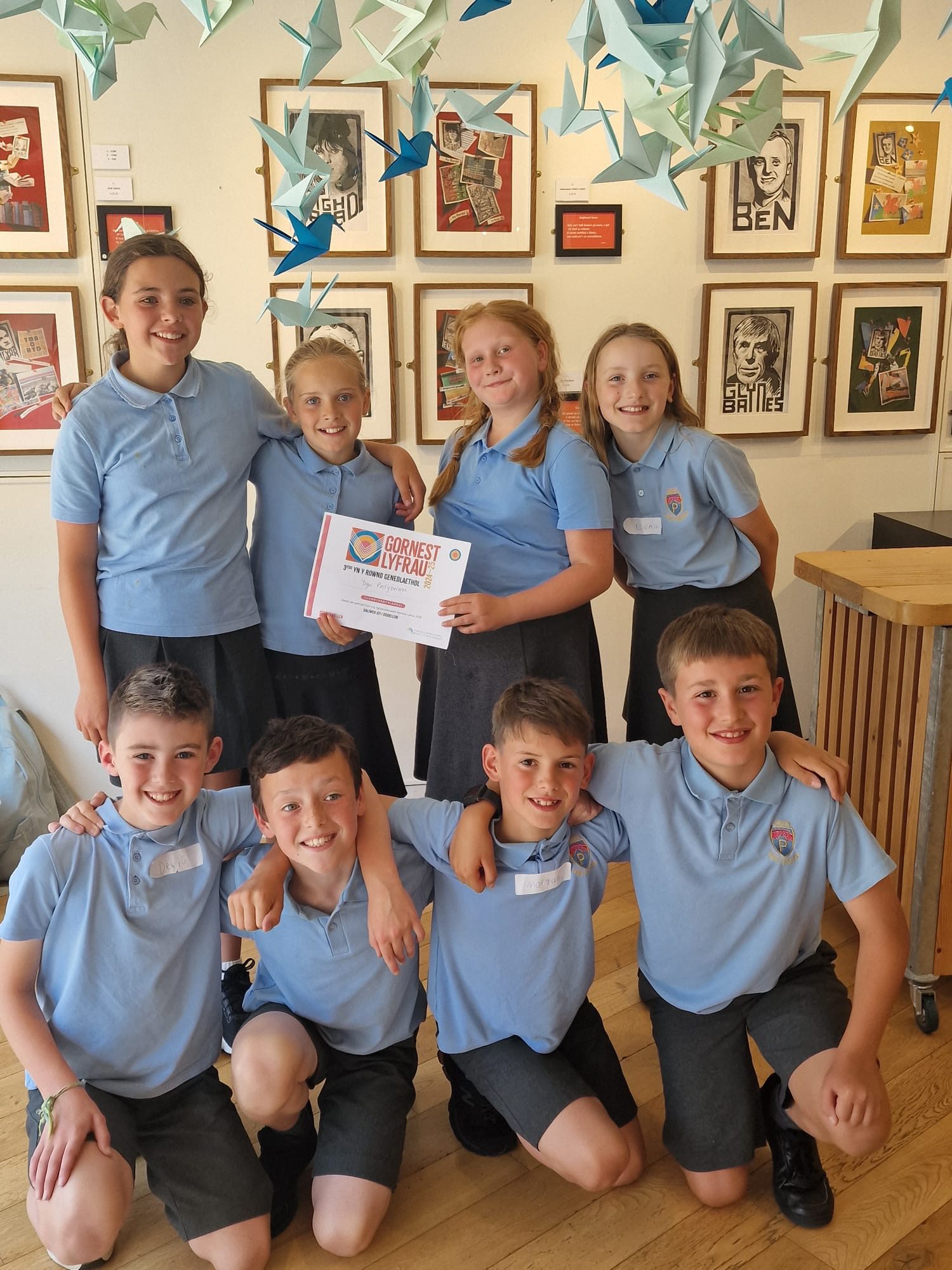 Pupils of Ysgol Treganna