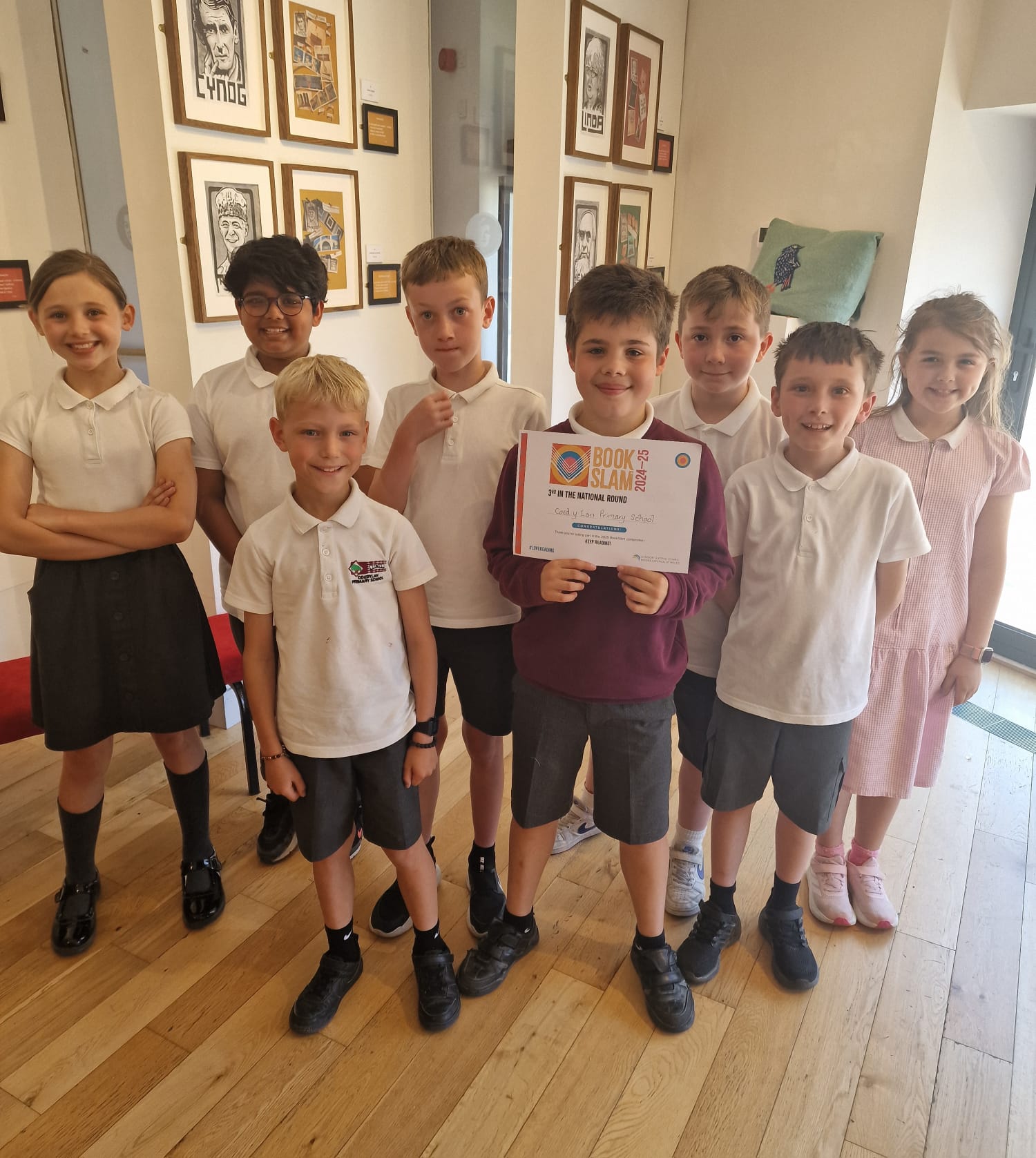 Pupils of Coed y Lan School