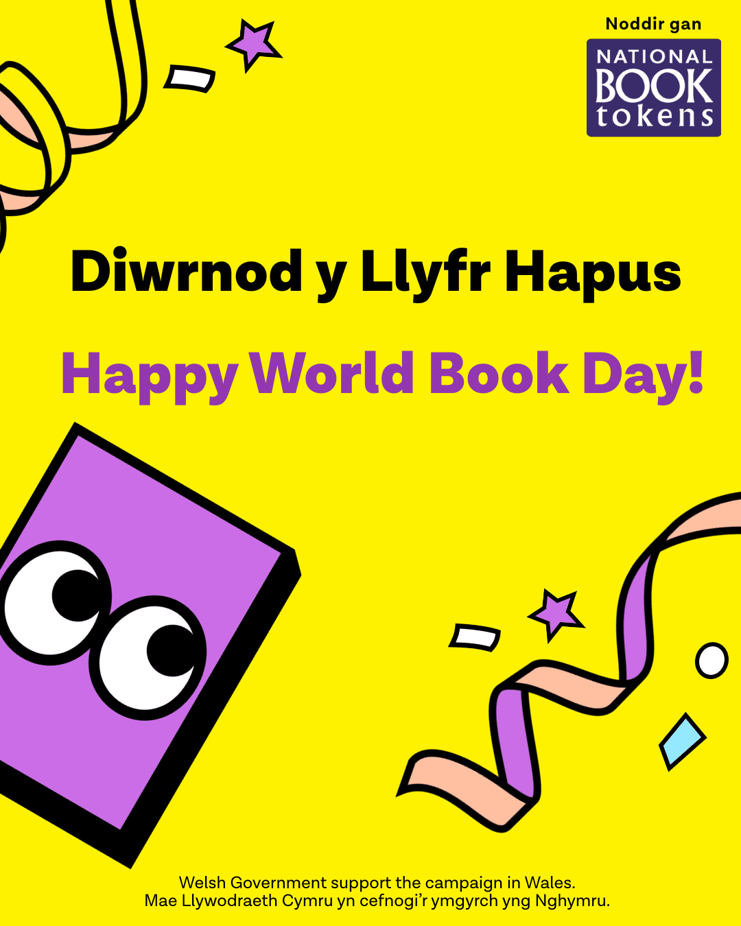 Dathlu darllen er HWYL! Diwrnod y Llyfr 2026