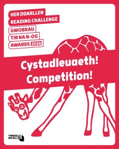 Graphic promoting a Tir na n-og Reading Challenge competition
